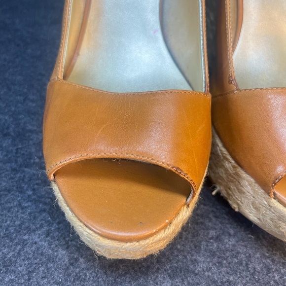 Jessica Simpson Glorie Desert Sand Vachette Strap Back Wedge Sandals Women's 10M - Picture 7 of 16